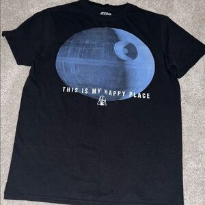 Star Wars Black and Blue Death Star Tee